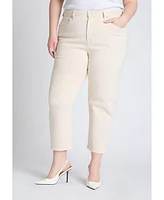 Eloquii Plus The Naomi Comfort Stretch Straight Crop Jean