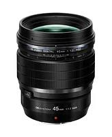 Om System M.Zuiko Digital Ed 45mm f/1.2 Pro Lens for Micro Four Thirds, Black