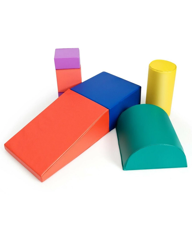 Indoor Baby Toddler 6-Piece Climb Crawl Play Set – Safe, Fun, and Engaging