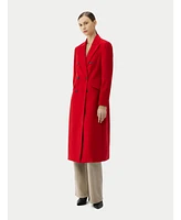Gobi Cashmere Women's Cashmere Peak Lapel Long Coat