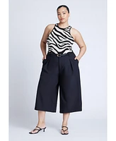 Eloquii Plus Wide Leg Culotte