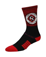Strideline Men's New England Revolution Premium 3-Pack Knit Crew Socks Set