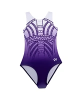 Gk Elite Big Boys and Girls Purple/White Lsu Tigers Replica Leotard