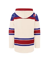 '47 Brand Men's Cream Montreal Expos Cooperstown Collection Superior Lacer Pullover Hoodie