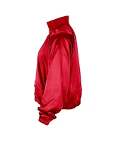 Nike Women's Red Chicago Bulls Courtside Retro Fly Raglan Full-Zip Jacket
