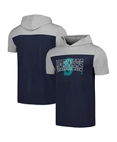 New Era Men's Navy Seattle Mariners Active Brushed Hoodie T-Shirt