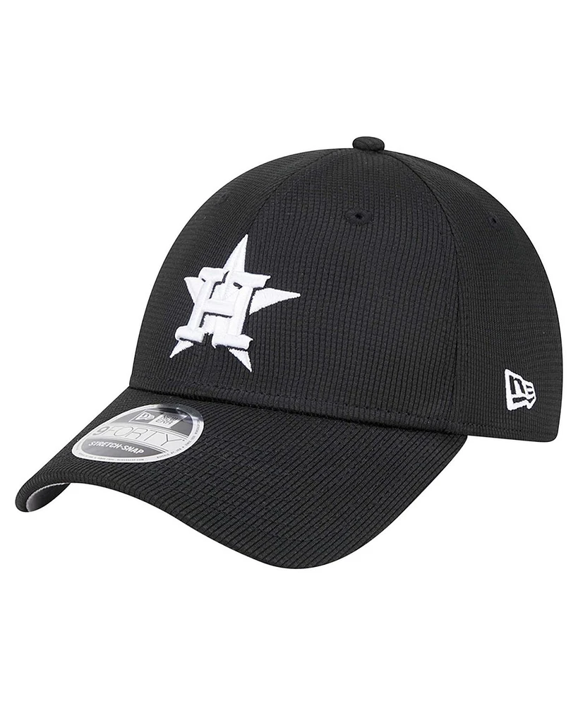 New Era Men's Black Houston Astros Pivot 9FORTY Adjustable Hat