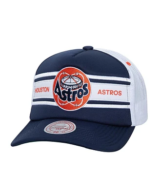 Mitchell & Ness Men's Navy Houston Astros Sideline Trucker Adjustable Hat