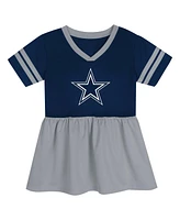 Outerstuff Preschool Girls Navy/Gray Dallas Cowboys Stadium Lights Fashion Jersey Dress