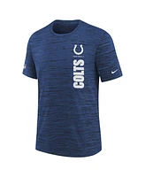 Nike Big Boys and Girls Royal Indianapolis Colts Sideline Velocity Performance T-Shirt