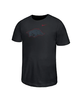 Nike Big Boys and Girls Black Arkansas Razorbacks Legend Color Pop Performance T-Shirt