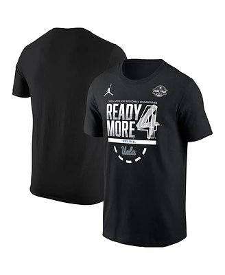Nike Men's Black Ucla Bruins 2025 Ncaa Women's Basketball Tournament March Madness Final Four Regional Champions Locker Room T-Shirt