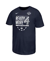 Nike Big Boys and Girls Navy UConn Huskies 2025 Ncaa Women's Basketball Tournament March Madness Final Four Locker Room T-Shirt
