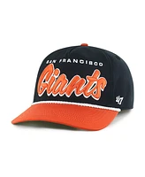 '47 Brand Men's Black San Francisco Giants Drop Shadow Rope Hitch Adjustable Hat