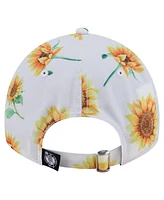 New Era Women's White Boston Celtics Adventure Flower 9TWENTY Adjustable Hat