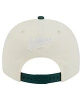 New Era Men's White Athletics Team Scribble Golfer Adjustable Hat