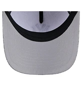 New Era Men's Gray New York Yankees Cotton Weave M-Crown A-Frame 9FORTY Adjustable Hat