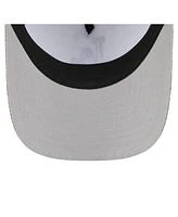 New Era Men's Gray Los Angeles Dodgers Cotton Weave M-Crown A-Frame 9FORTY Adjustable Hat