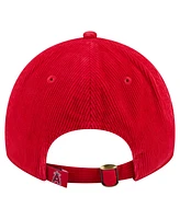 New Era Women's Red Los Angeles Angels Corduroy 9TWENTY Adjustable Hat