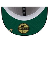 New Era Men's Cream/Navy Seattle Mariners Two-Tone Corduroy 59FIFTY Fitted Hat