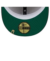 New Era Men's Cream/Navy York Yankees Two-Tone Corduroy 59FIFTY Fitted Hat