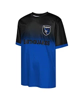 Outerstuff Big Boys and Girls Black San Jose Earthquakes Stalwart Defender T-Shirt