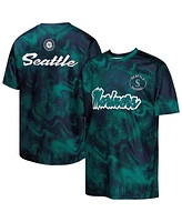 Outerstuff Big Boys and Girls Teal/Navy Seattle Mariners Pinch Hitter T-Shirt