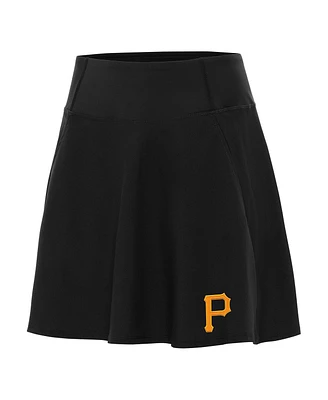 Antigua Women's Black Pittsburgh Pirates Chip Skorts