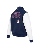 Pro Standard Women's Navy Houston Astros Game Day Classics Wool Varsity Jacket