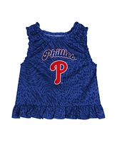 Outerstuff Baby Boys and Girls 2-Piece Blue Philadelphia Phillies Playground Dress Bloomers Set