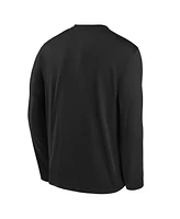 Nike Big Boys and Girls Black San Francisco Giants Authentic Collection Legend Performance Long Sleeve T-Shirt
