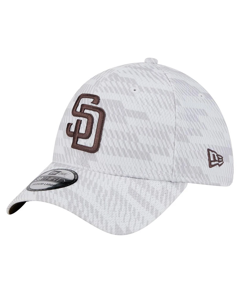 New Era Men's White San Diego Padres Graded 39THIRTY Flex Hat