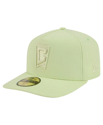 New Era Men's Green Columbus Crew Color Pack A-Frame 59FIFTY Fitted Hat