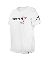 New Era Women's White Houston Astros 2025 City Connect Plus T-Shirt