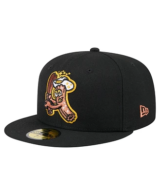 New Era Men's Black/ San Jose Giants Copa de la Diversion 59FIFTY Fitted Hat