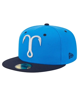 New Era Men's Blue/Navy Tampa Tarpons Authentic Collection 59FIFTY Fitted Hat