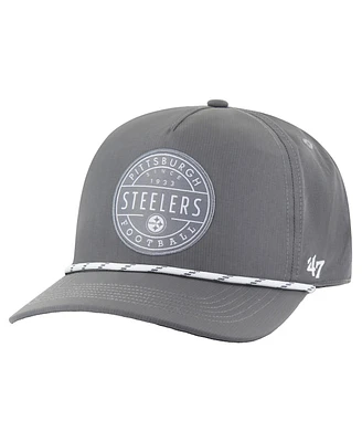 '47 Brand Men's Gray Pittsburgh Steelers Suburbia Hitch Adjustable Hat