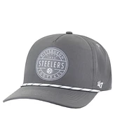 '47 Brand Men's Gray Pittsburgh Steelers Suburbia Hitch Adjustable Hat