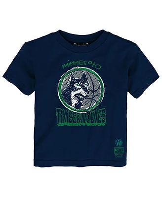 Mitchell & Ness Toddler Navy Minnesota Timberwolves Favorite Team T-Shirt