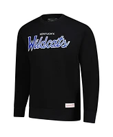 Mitchell & Ness Men's Black Kentucky Wildcats Elite Script Pullover Sweatshirt