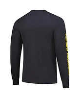 Mitchell & Ness Men's Charcoal Michigan Wolverines Team Pride Long Sleeve T-Shirt