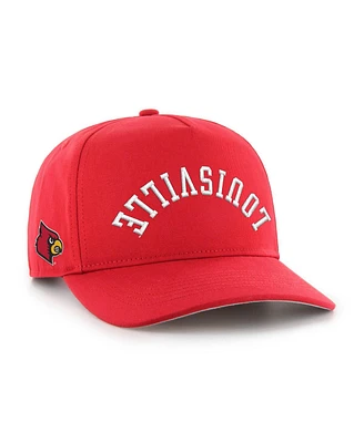 '47 Brand Men's Red Louisville Cardinals Flip Script Hitch Adjustable Hat