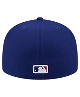 New Era Men's Royal Texas Rangers Yarn Stitch 59FIFTY Fitted Hat