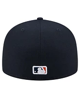 New Era Men's Navy Houston Astros Yarn Stitch 59FIFTY Fitted Hat
