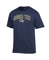 Champion Men's Navy Georgia Tech Yellow Jackets Arch Over Logo T-Shirt