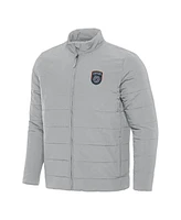 Antigua Men's Gray San Diego Fc Swelter Full-Zip Jacket