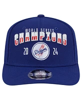 New Era Men's Royal Los Angeles Dodgers 2024 World Series Champions 9SEVENTY Adjustable Hat