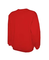 Stitches Men's Red Philadelphia Phillies Lightweight Crew Sweatshirt