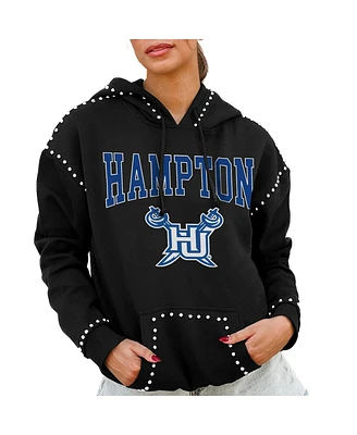 Gameday Couture Women's Black Hampton Pirates Studded Pullover Hoodie