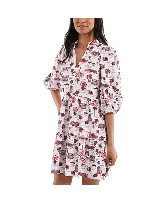 Smith & Quinn Women's White/Garnet South Carolina Gamecocks Tailgate Collection Tory Dress